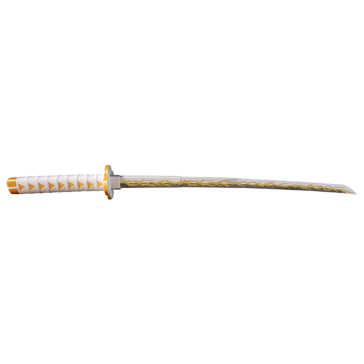 Demon Slayer Tanjiro Zenitsu Retractable Katana, Anime Cosplay Prop Sword