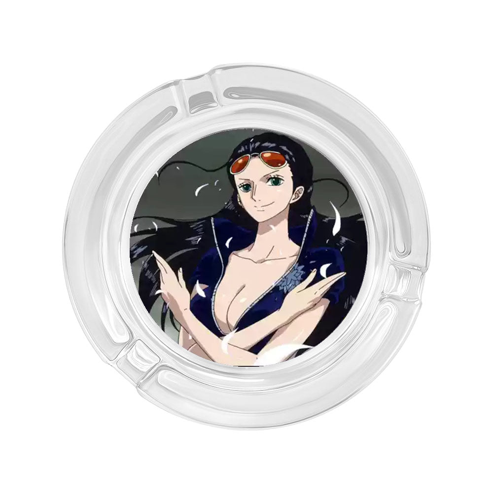 Luffy/Zoro/Sanji Glass Ashtray - Set Sail on Smoky Seas