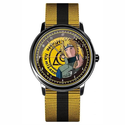 Naruto Uzumaki Sasuke Uchiha Anime Watch Blind Box, Naruto Shippuden Collectible Waterproof Quartz Watch