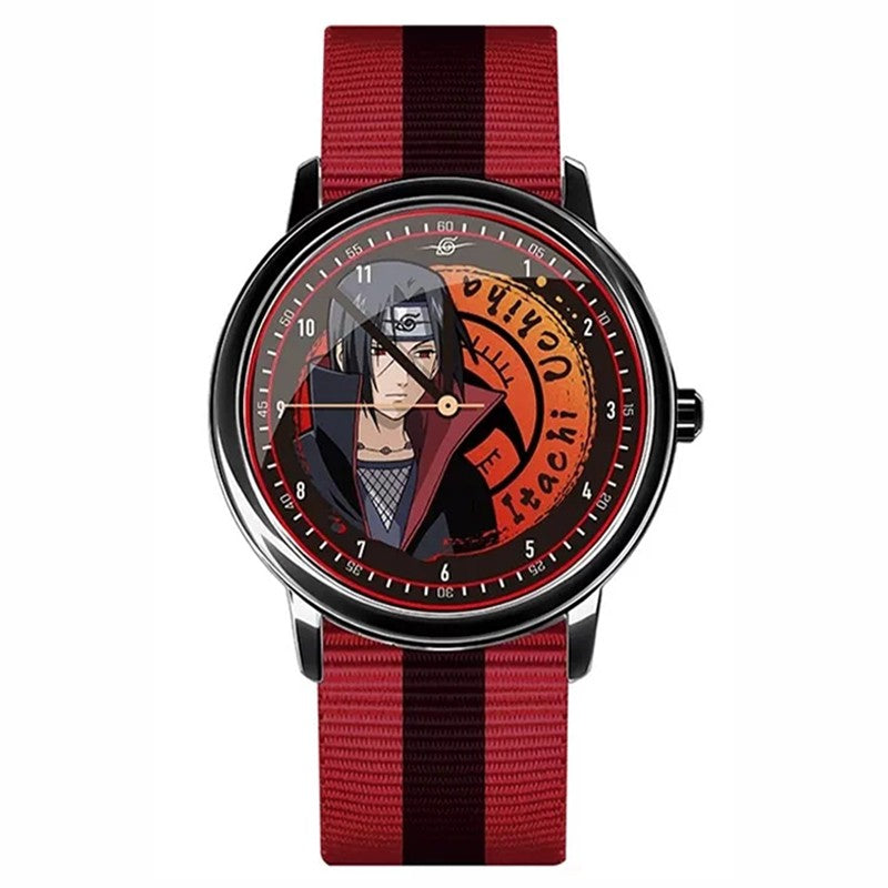 Naruto Uzumaki Sasuke Uchiha Anime Watch Blind Box, Naruto Shippuden Collectible Waterproof Quartz Watch