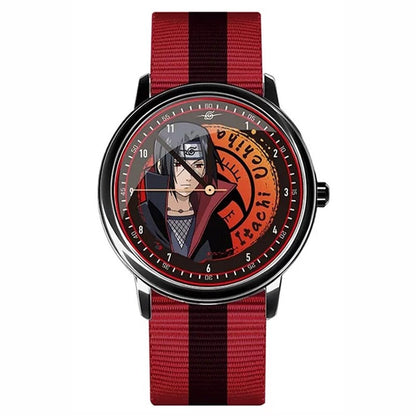 Naruto Uzumaki Sasuke Uchiha Anime Watch Blind Box, Naruto Shippuden Collectible Waterproof Quartz Watch
