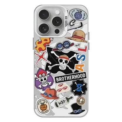 One Piece Monkey D Luffy Gear 5 Wanted Poster Phone Case, Laser Gradient Shockproof iPhone Case