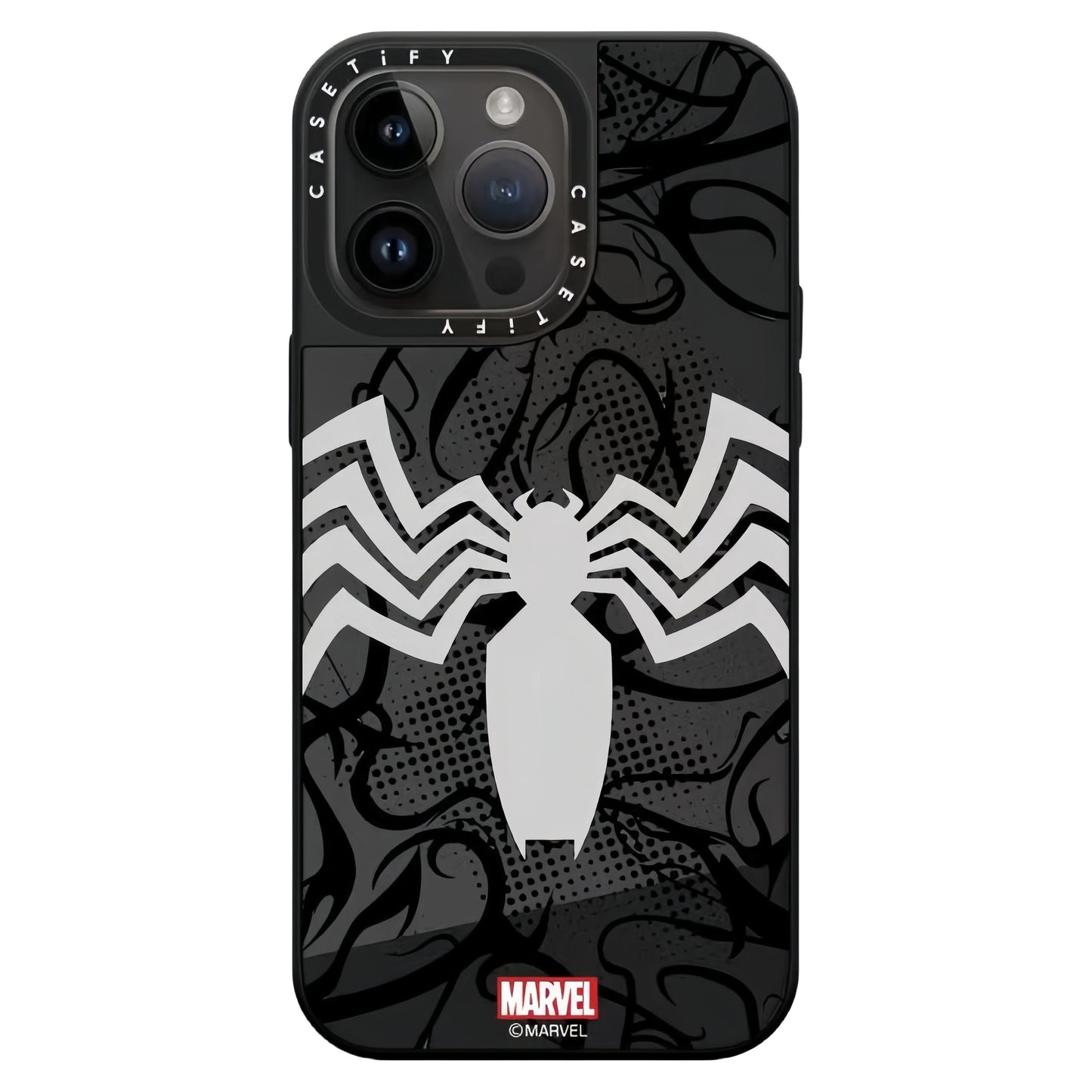 Marvel Spider-Man Venom Phone Case for iPhone, Mirror Shockproof Protective Cover All Styles Collection