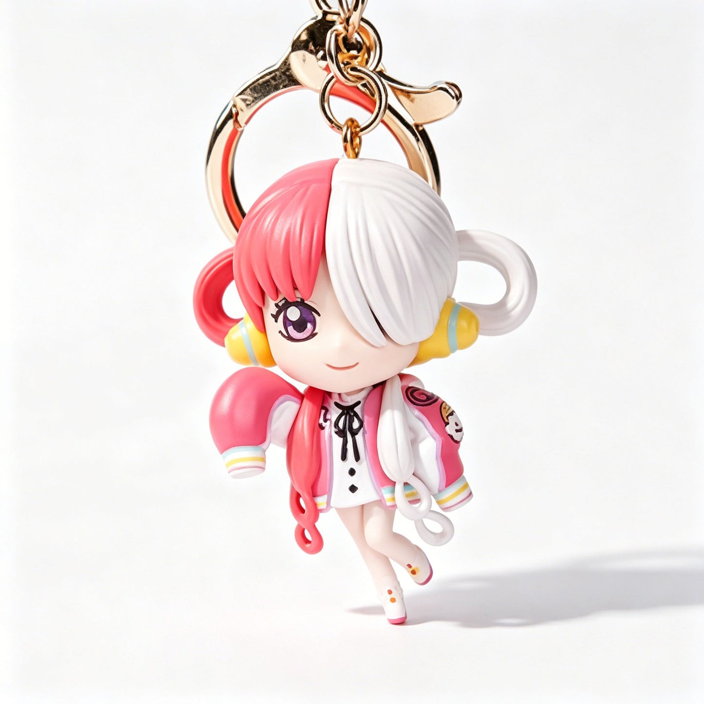 One Piece Film Red Monkey D. Luffy Roronoa Zoro Blind Box Keychain, Q‑Version Anime Figure Pendant Bag Charm, Collectible Key Ring for Anime Fans