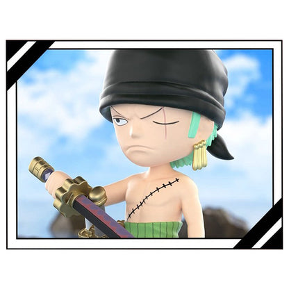 One Piece Monkey D. Luffy Roronoa Zoro Nami Sanji Usopp Chopper Blind Box Keychain, PVC Figure Key Ring Bag Pendant, Anime Collectible Mystery Box for Anime Fans