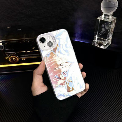 One Piece Luffy Nika Form iPhone Case, Monkey D Luffy Gear 5 Anime Shockproof Phone Cover