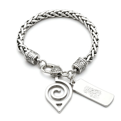 Naruto Leaf Village & Anti-Leaf Symbol Bracelet - Anime Cosplay Jewelry