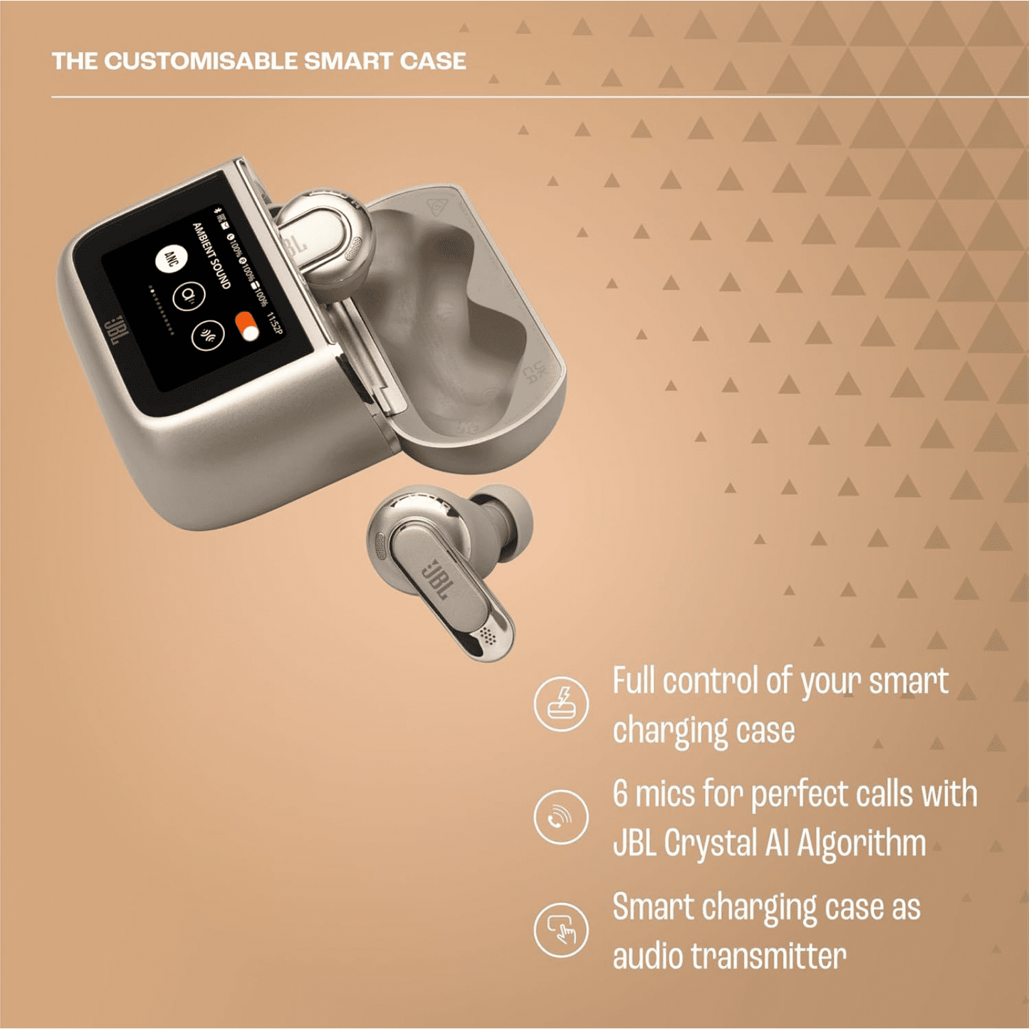 Bluetooth headset with HD screen to enjoy new smart experience