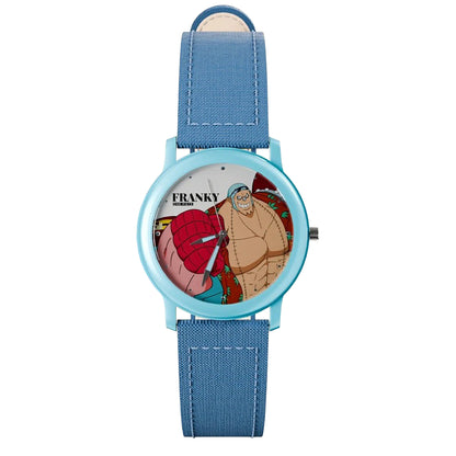 One Piece Luffy Zoro Nami Chopper Blind Box Wrist Watch, Anime Character Quartz Watch with Polyester Strap, Collectible Random Mystery Box Wristwatch Gift for Anime Fans