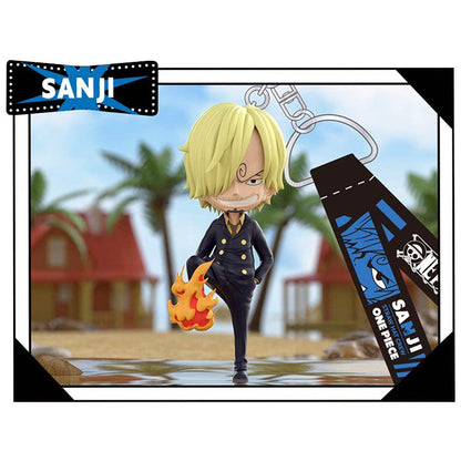 One Piece Monkey D. Luffy Roronoa Zoro Nami Sanji Usopp Chopper Blind Box Keychain, PVC Figure Key Ring Bag Pendant, Anime Collectible Mystery Box for Anime Fans