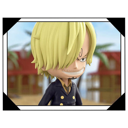 One Piece Monkey D. Luffy Roronoa Zoro Nami Sanji Usopp Chopper Blind Box Keychain, PVC Figure Key Ring Bag Pendant, Anime Collectible Mystery Box for Anime Fans