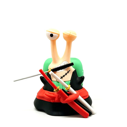 One Piece Monkey D Luffy Zoro Switch Controller Stand Set, Den Den Mushi Gamepad Holder & Wireless Pro Controller