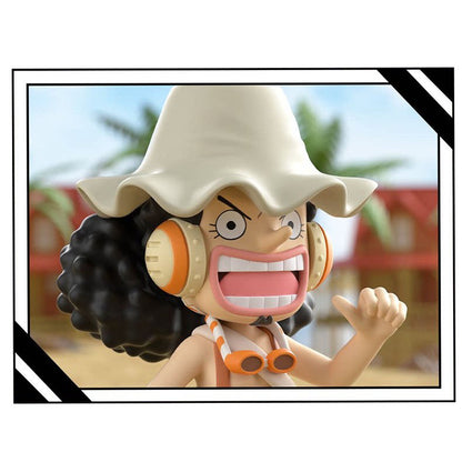 One Piece Monkey D. Luffy Roronoa Zoro Nami Sanji Usopp Chopper Blind Box Keychain, PVC Figure Key Ring Bag Pendant, Anime Collectible Mystery Box for Anime Fans