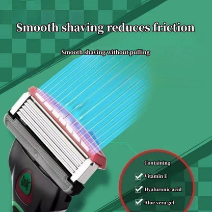Demon Slayer Tanjiro Zenitsu Schick Hydro 5 Premium Razor, Anime 5‑Layer Manual Shaving Razor for Men