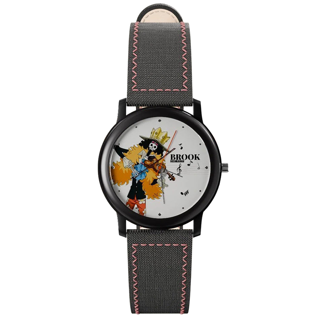 One Piece Luffy Zoro Nami Chopper Blind Box Wrist Watch, Anime Character Quartz Watch with Polyester Strap, Collectible Random Mystery Box Wristwatch Gift for Anime Fans