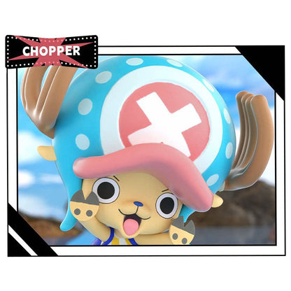One Piece Monkey D. Luffy Roronoa Zoro Nami Sanji Usopp Chopper Blind Box Keychain, PVC Figure Key Ring Bag Pendant, Anime Collectible Mystery Box for Anime Fans