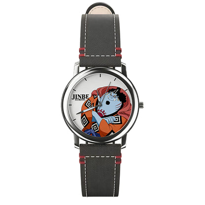 One Piece Luffy Zoro Nami Chopper Blind Box Wrist Watch, Anime Character Quartz Watch with Polyester Strap, Collectible Random Mystery Box Wristwatch Gift for Anime Fans
