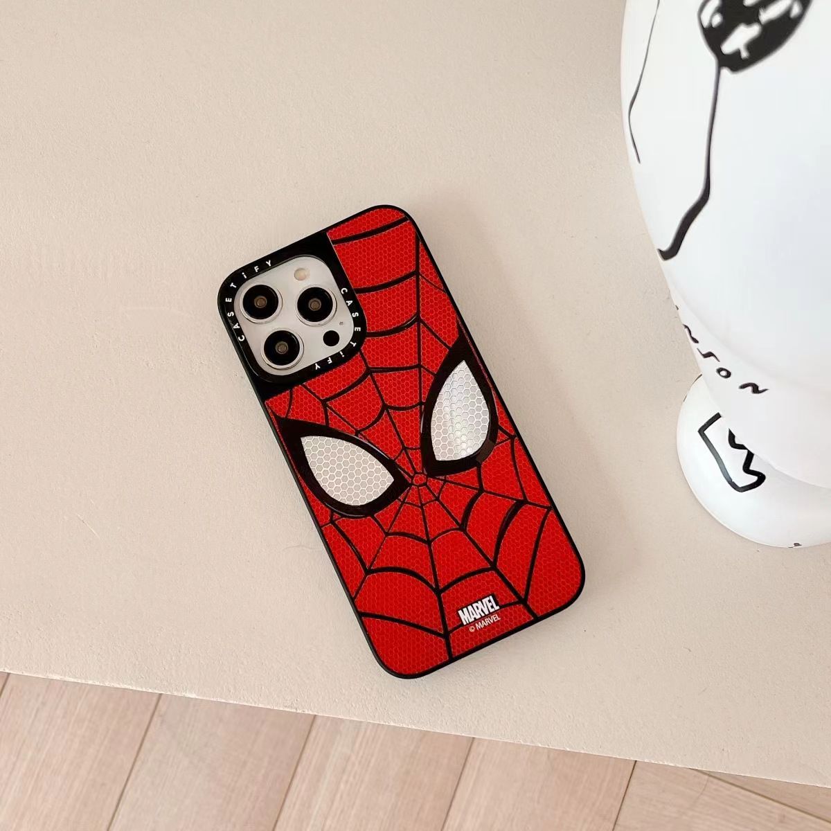 Marvel Spider-Man Venom Phone Case for iPhone, Mirror Shockproof Protective Cover All Styles Collection