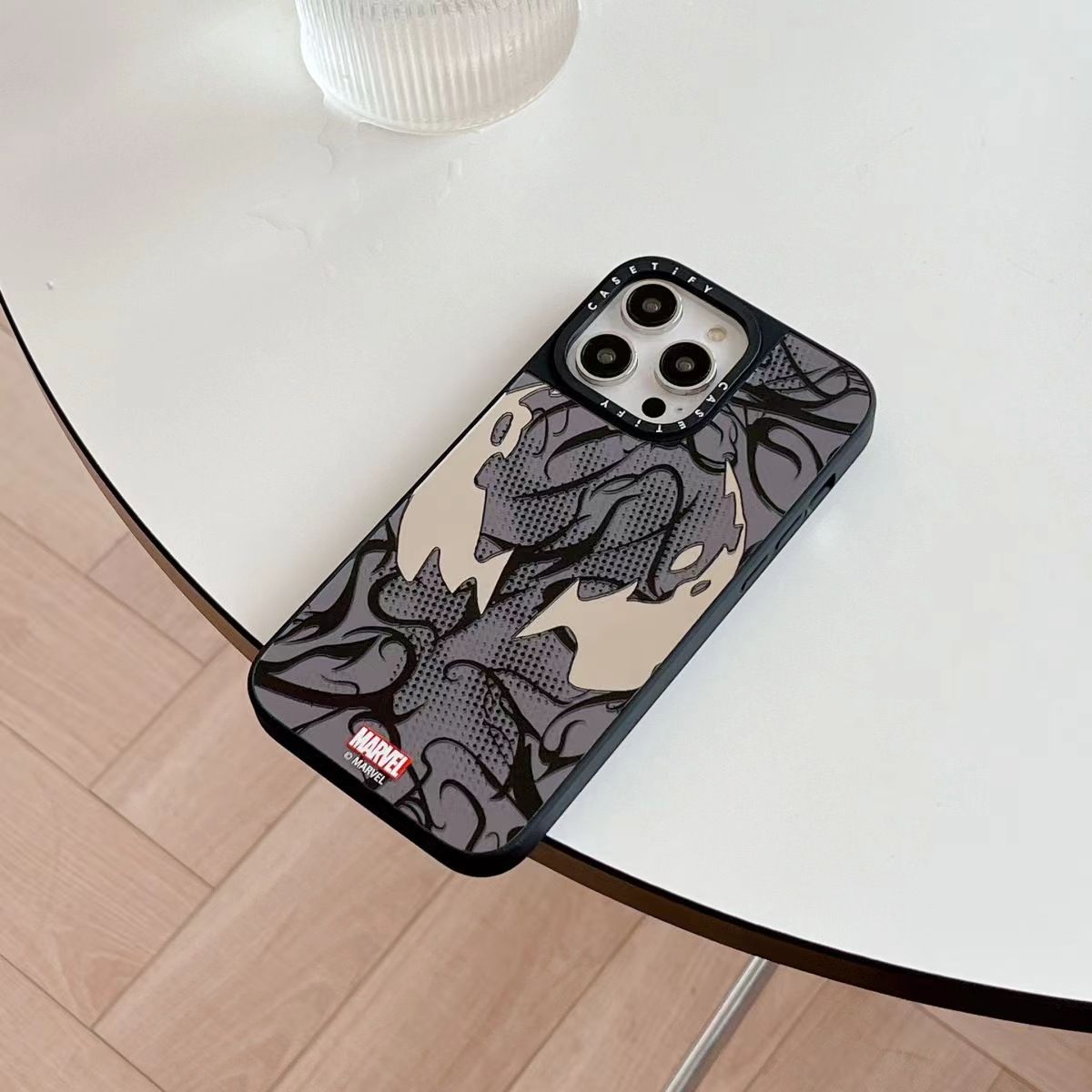 Marvel Spider-Man Venom Phone Case for iPhone, Mirror Shockproof Protective Cover All Styles Collection