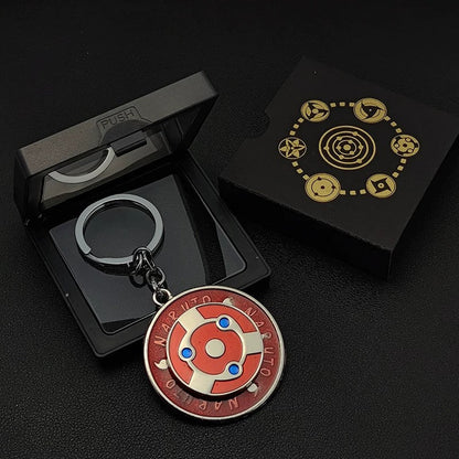 Naruto Sharingan Rotatable Keychain - Uchiha Anime Spinning Fidget Toy