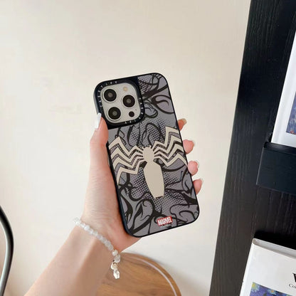 Marvel Spider-Man Venom Phone Case for iPhone, Mirror Shockproof Protective Cover All Styles Collection
