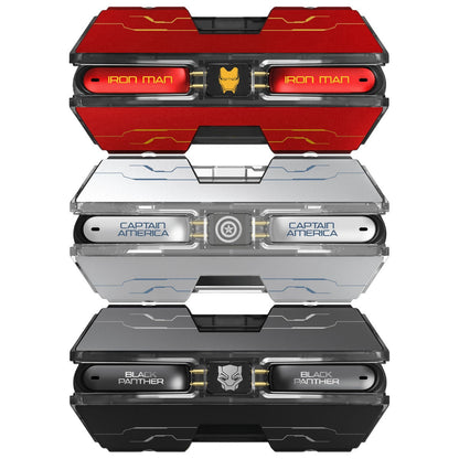 Marvel Iron Man Captain America Wireless Earbuds, Marvel TWS Bluetooth 5.3 Headphones with Battleship Design