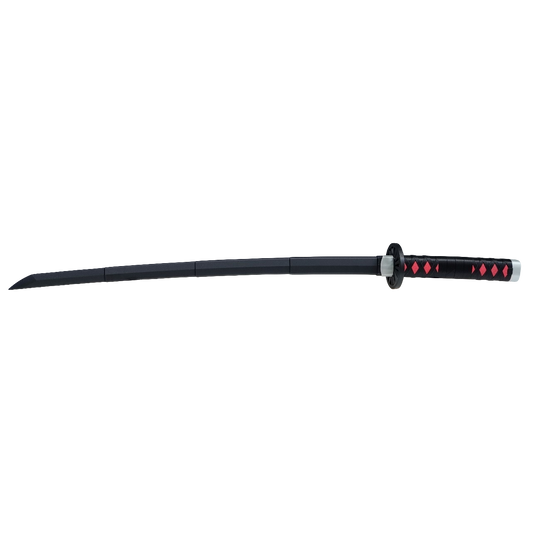 Demon Slayer Tanjiro Zenitsu Retractable Katana, Anime Cosplay Prop Sword