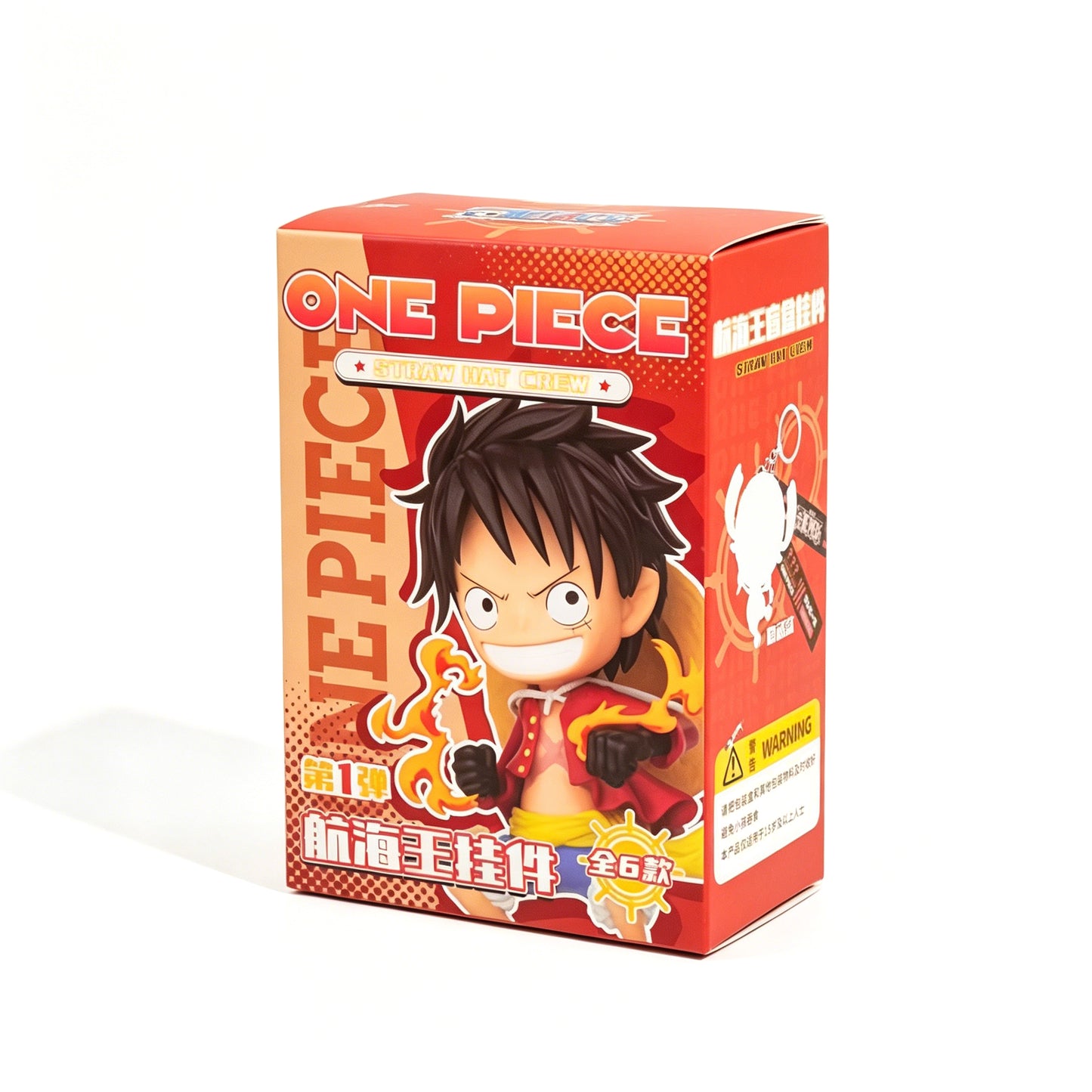 One Piece Monkey D. Luffy Roronoa Zoro Nami Sanji Usopp Chopper Blind Box Keychain, PVC Figure Key Ring Bag Pendant, Anime Collectible Mystery Box for Anime Fans