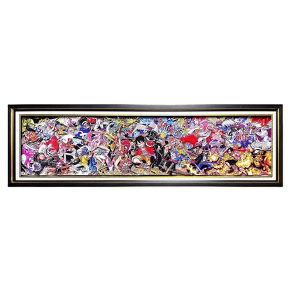 Luffy handsome cartoon handicraft 3D drawing
