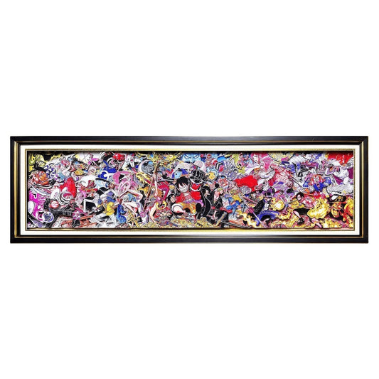 Luffy handsome cartoon handicraft 3D drawing