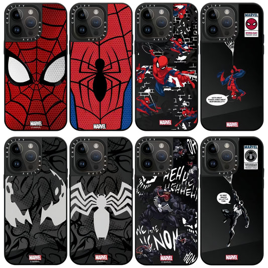 Marvel Spider-Man Venom Phone Case for iPhone, Mirror Shockproof Protective Cover All Styles Collection