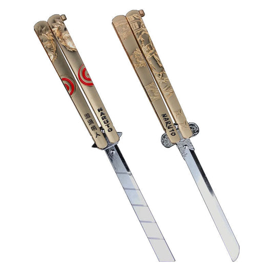 Sasuke/Gaara theme cool butterfly knife collection for fun