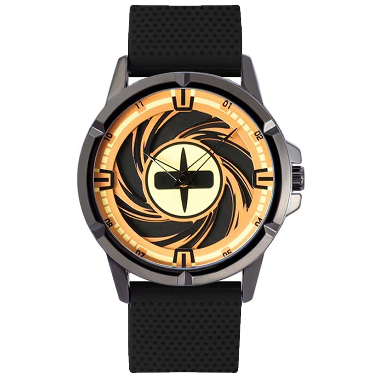 Naruto Itachi Rotating Quartz Watch, Six Paths Sage Mode Sharingan Anime Wrist Watch