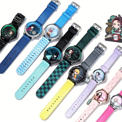 Tanjirou/Nezuko Wristwatch Blind Box - 9 Styles Anime Collectible Watch Mystery Box for Fans