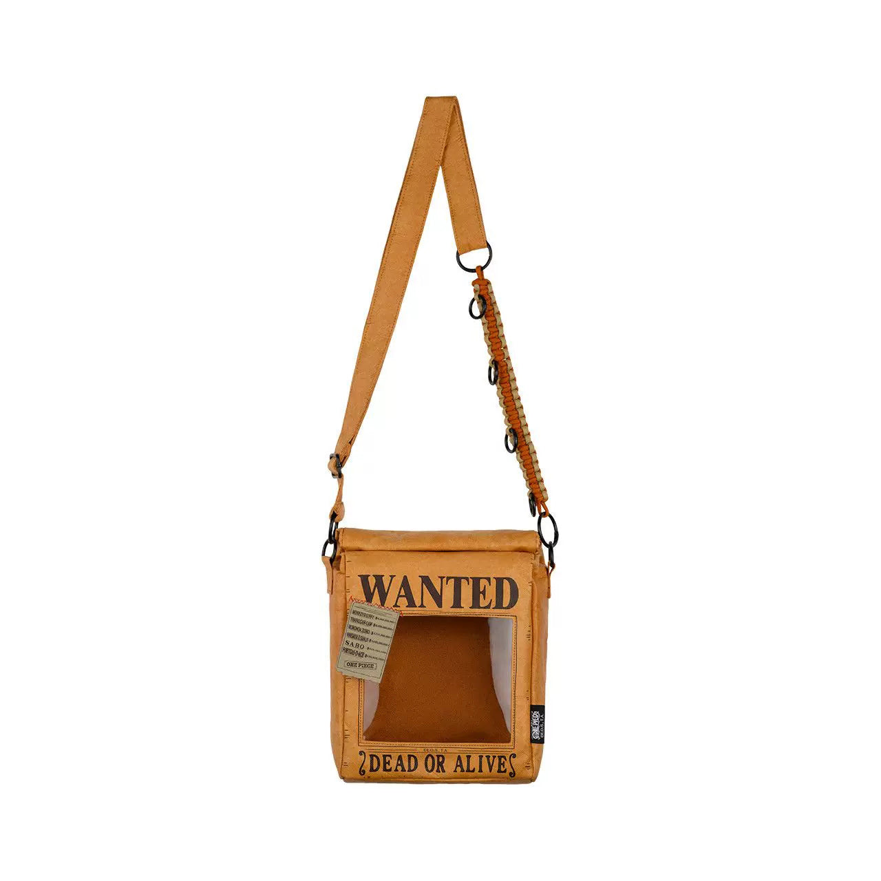 One Piece Luffy Wanted Poster Ita Bag, Multi-Pocket Crossbody Anime Bag