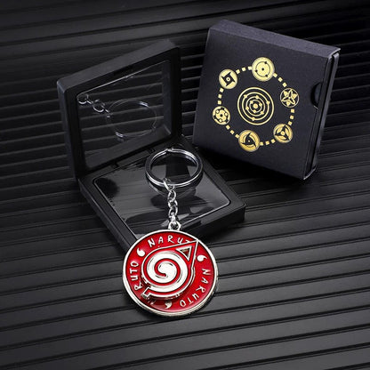 Naruto Sharingan Rotatable Keychain - Uchiha Anime Spinning Fidget Toy