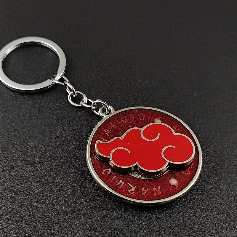 Naruto Sharingan Rotatable Keychain - Uchiha Anime Spinning Fidget Toy