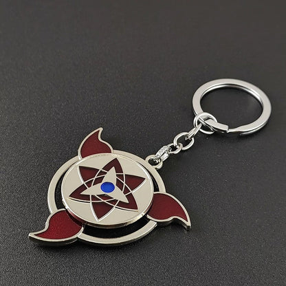 Naruto Sharingan Rotatable Keychain - Uchiha Anime Spinning Fidget Toy