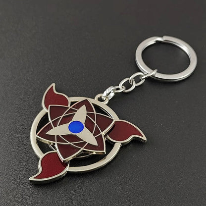 Naruto Sharingan Rotatable Keychain - Uchiha Anime Spinning Fidget Toy