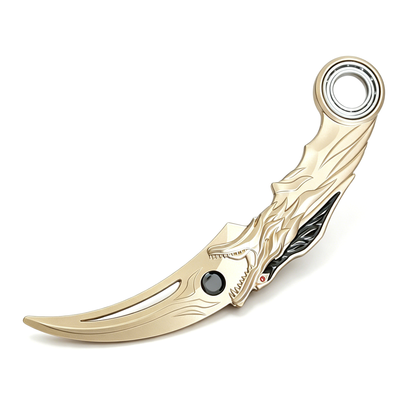 Naruto Itachi Uchiha Rotatable Karambit Knife - Sharingan Eagle Metal Replica Prop