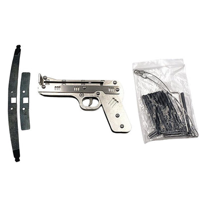 Multifunctional metal folding DIY launcher toy 6mm steel ball