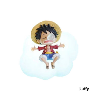One Piece Monkey D. Luffy Roronoa Zoro Blind Box LED Night Light, Anime Character Figure Lamp, Touch‑Control Dimmable Bedside Decor Light for Anime Collectors