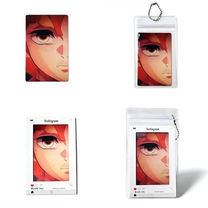 Demon Slayer 3D Lenticular Instagram Photo Card - Anime Motion Hanging Ornament