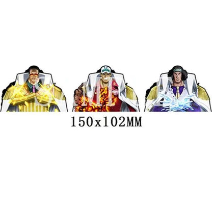 Luffy/Zoro/Nami 3D gradient stickers