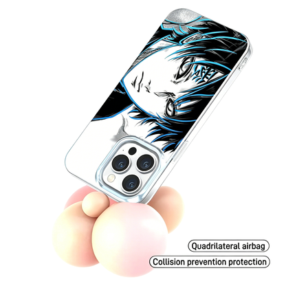 Naruto Gaara of the Desert Gradient Phone Case, Aurora Border Shockproof Anime Case