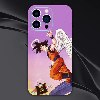 Son Goku iPhone Back Case Character Pattern Sticker