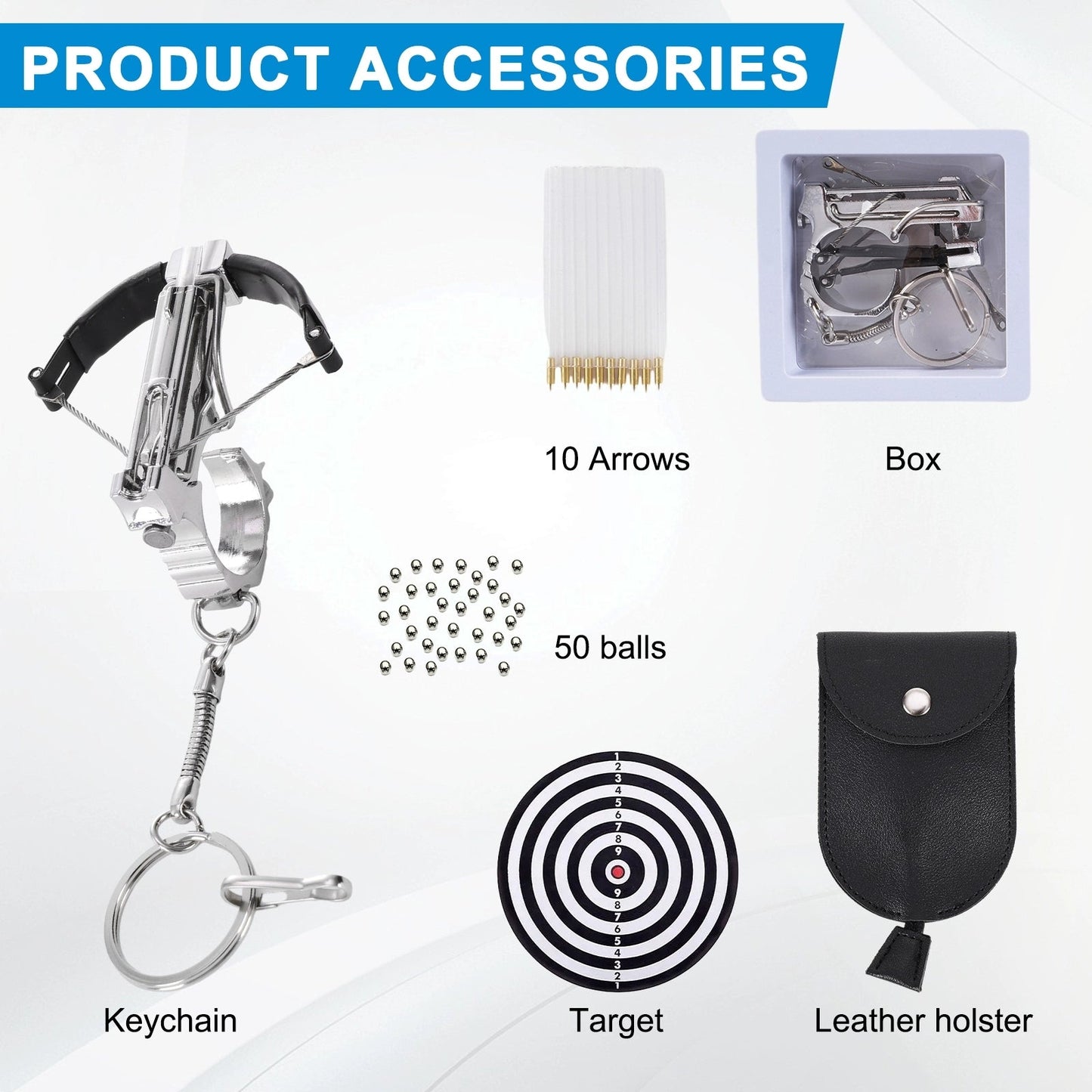 Multi-functional high-power finger transmitter toy keychain