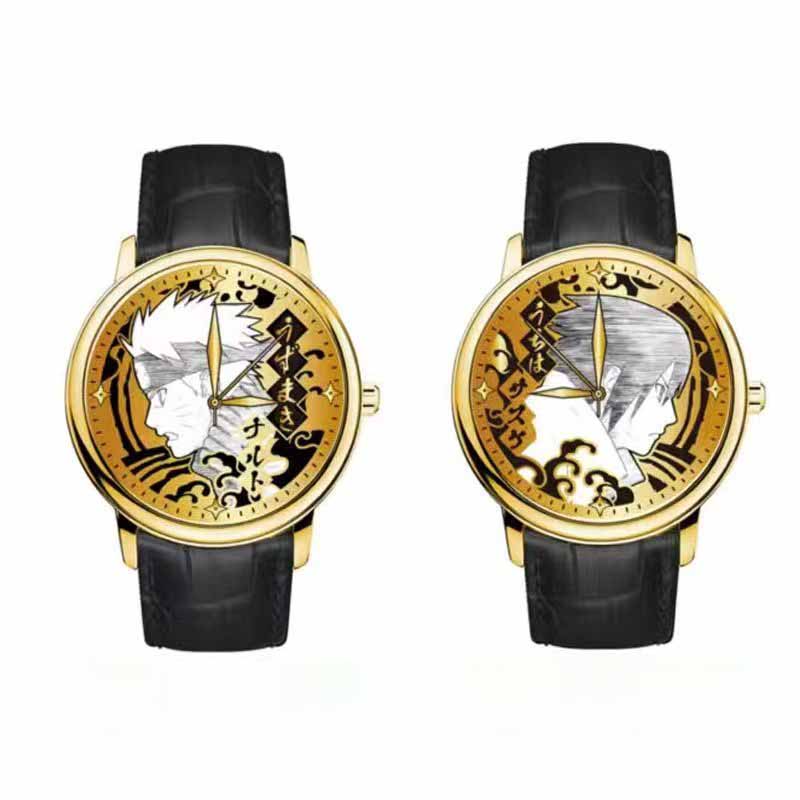 Naruto Uzumaki Sasuke Uchiha Anime Watch Blind Box, Naruto Shippuden Collectible Waterproof Quartz Watch