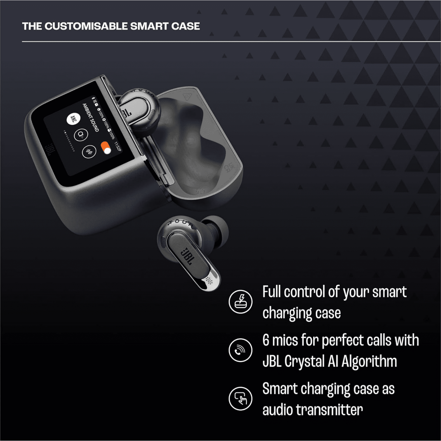 Bluetooth headset with HD screen to enjoy new smart experience