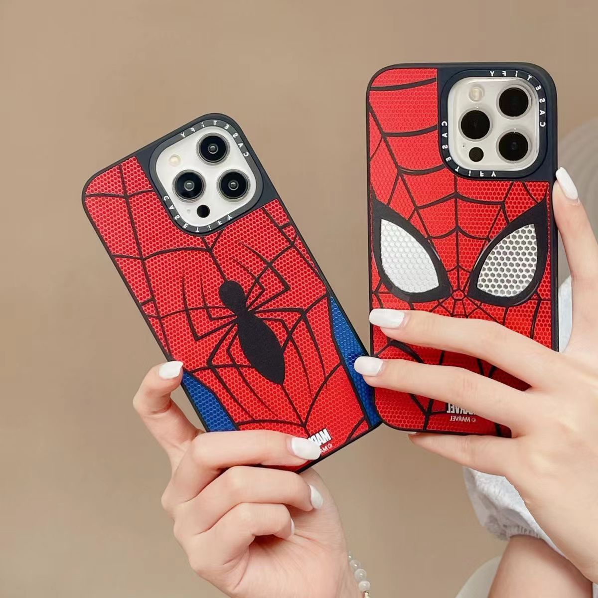 Marvel Spider-Man Venom Phone Case for iPhone, Mirror Shockproof Protective Cover All Styles Collection